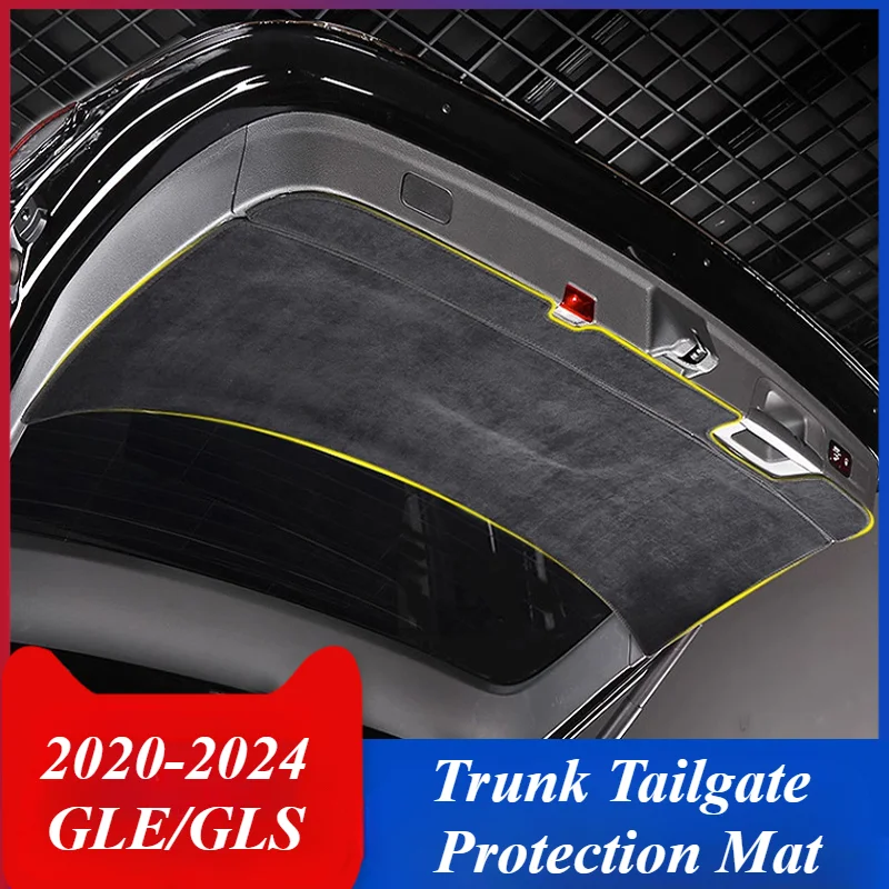 For 20-24 models GLE 350 450 tailgate protection pad GLS450 rear trunk anti kick sticker interior supplies