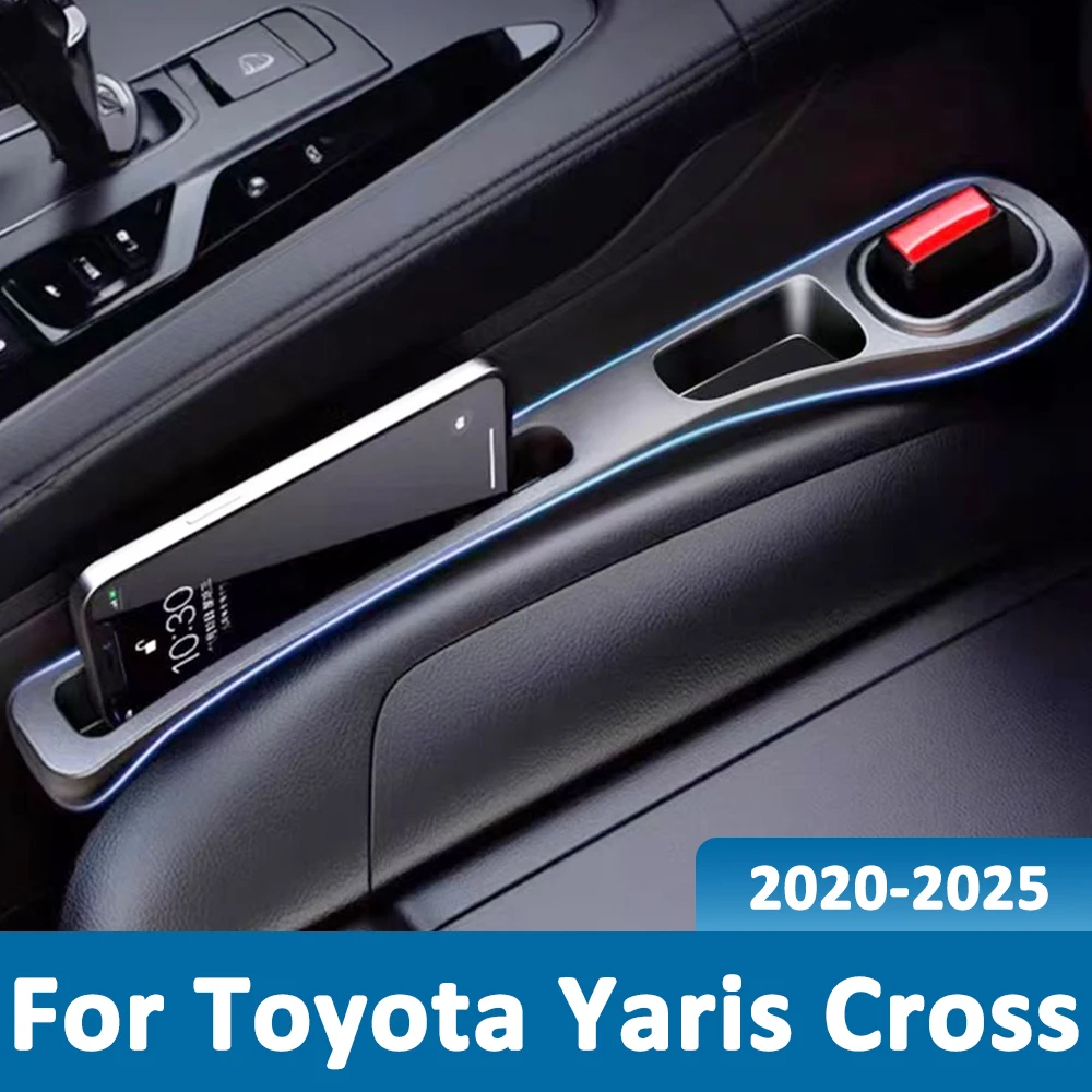 

Для Toyota Yaris Cross 2020-2025: Гибридный органайзер-заглушка для зазора между сиденьями, предотвращающий протекание, с отсеком для хранения