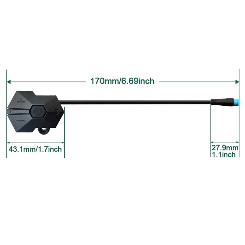 Electric Bike 850C P850C Display Switch Controller Extension Cable for Bafang BBS01 BBS02 BBSHD Mid Drive Accessory