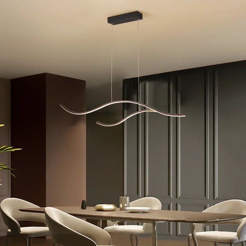 

Smart Home Modern Led Arc-Shaped Pendant Lights For Living Room Kitchen Dining Room Bar Hanging Lamp Led Home Lustres