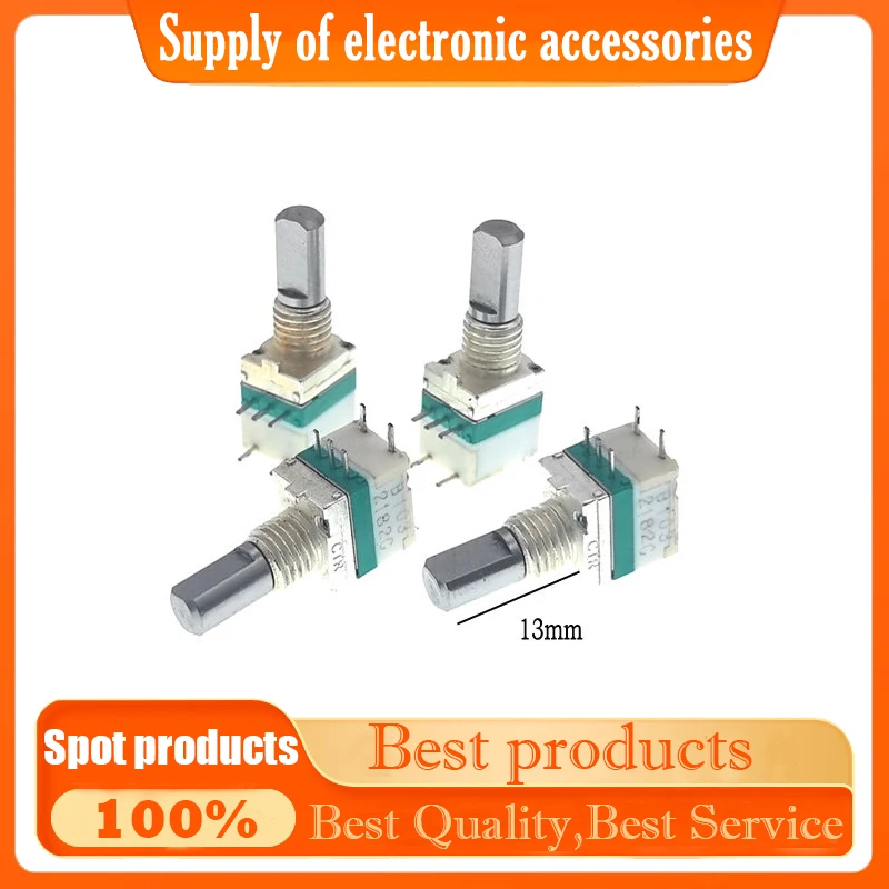 Handheld radio R087 rotating shaft with switch potentiometer B103 knob B10K shaft 13mm