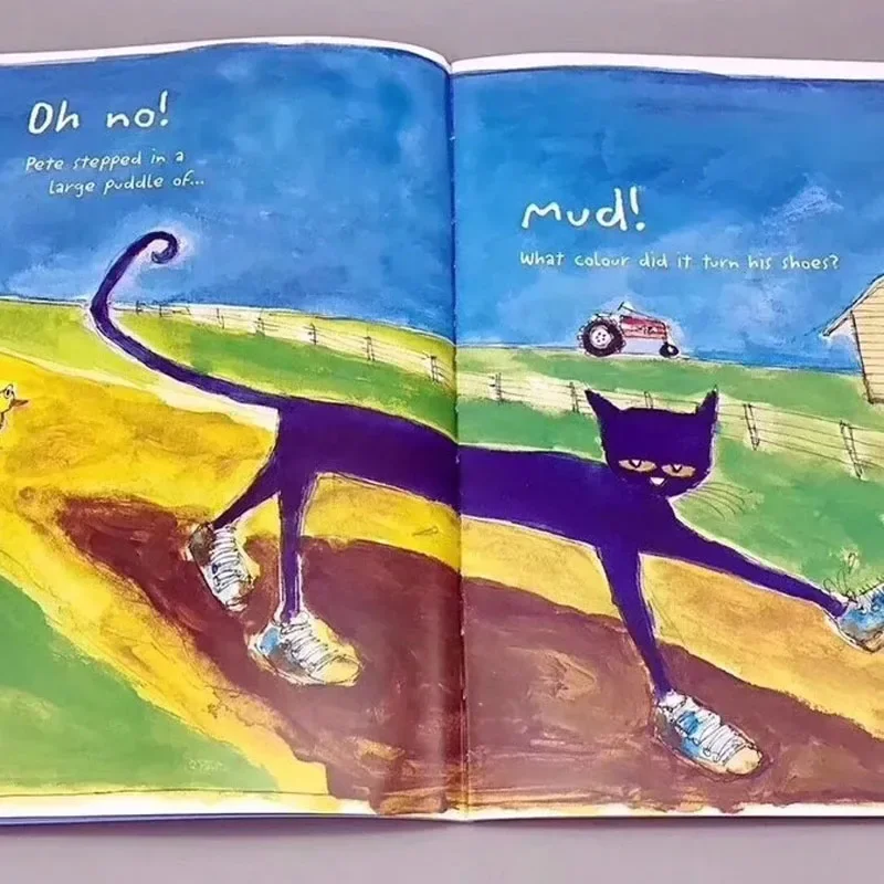 Imagem -02 - Livro de Histórias Infantil Clássico Contos Ingleses Consigo Ler Pete o Gato Educação Infantil Livros por Conjunto