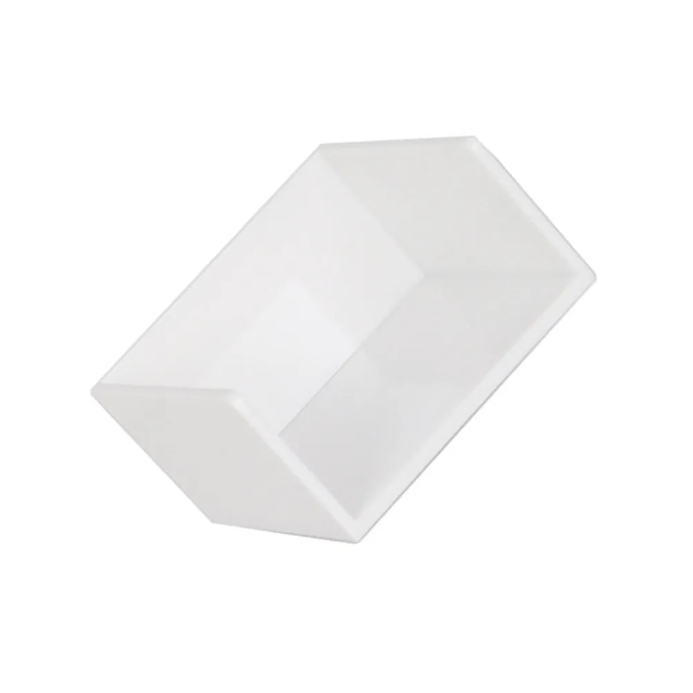 Smooth Ps Plastic Memo Holder Self-Stick Note Dispenser Desktop Organizer Anti-Slip Base Compact Easy-Clean Design for Home