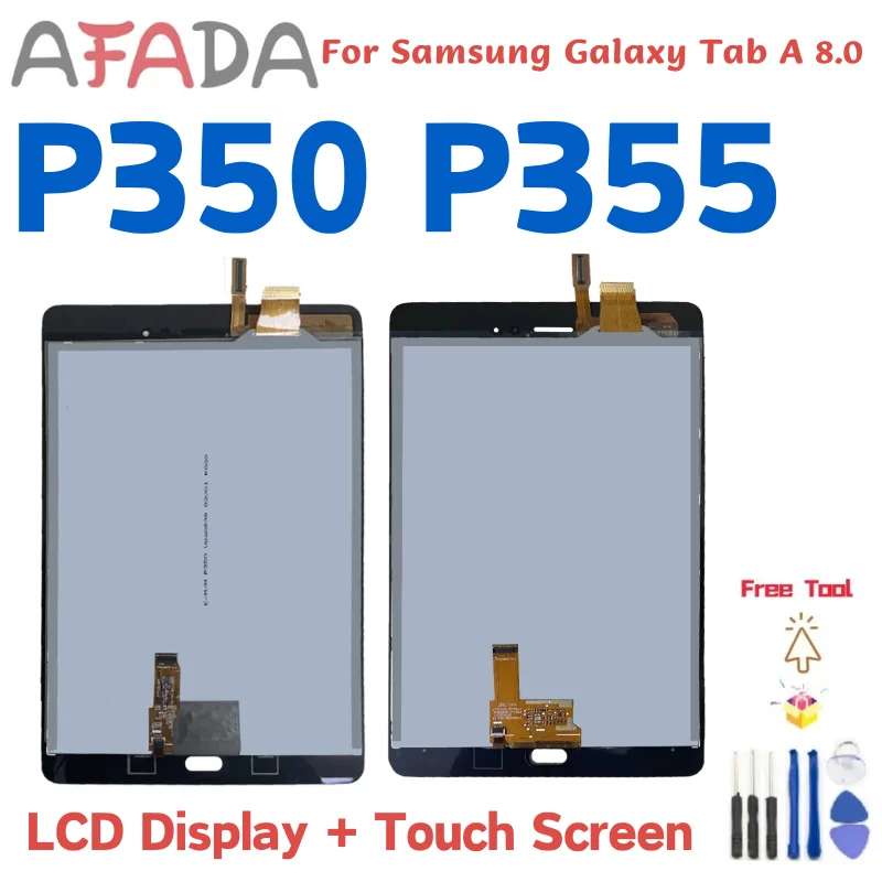 

8.0" LCD For Samsung Galaxy Tab A SM-P350 P350 SM-P355 P355 LCD Display Touch Screen Digitizer Glass Assembly 8.0 SM-P355