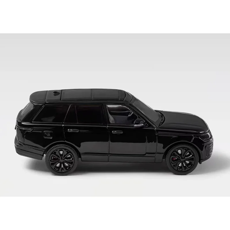 MASSDI 1/64 Scale 2020 Range Rover Black Warrior Die-cast Police Alloy Car Model Collectible Decorative Toy
