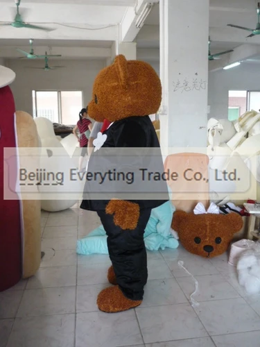 New Adult Hot Sale Foam Wedding Bear Fancy Cartoon Mascot Costume Plush Christmas Fancy Dress Halloween Mascot Costume