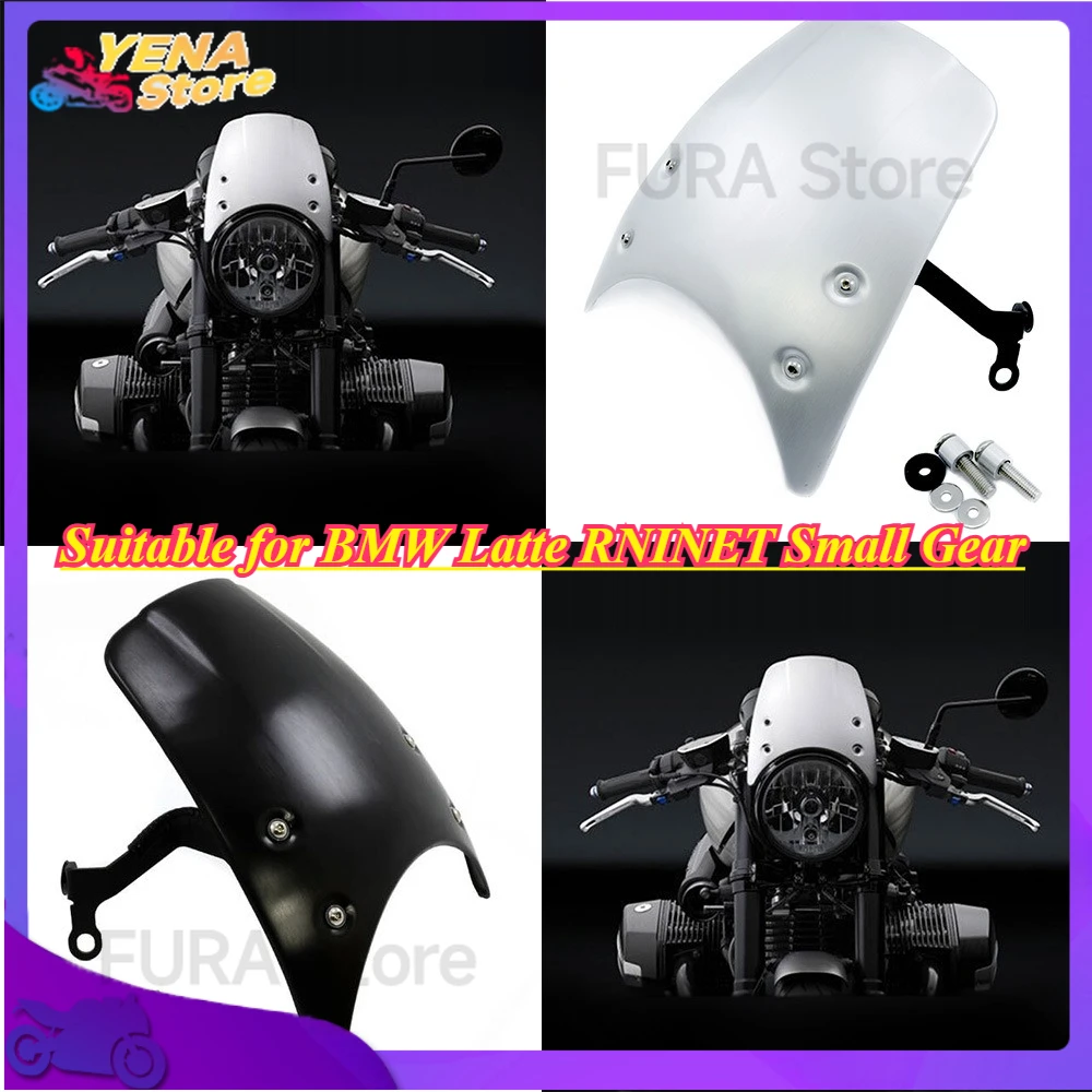 

2025 Windshield Windshield Screen ADV Windshield Diversion Spoiler Protector for BMW Latte RNINET