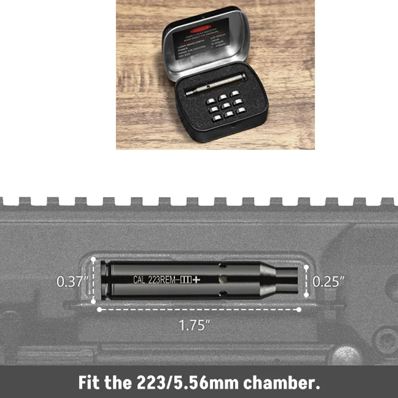 

Лазерный прицел-указатель 223 5.56мм/12 калибра с дополнительными батареями