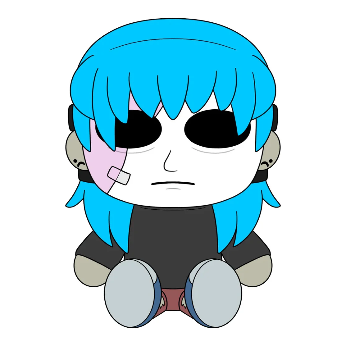 22.86cm ユートゥーズ サリーフェイス サルフィッシャー ショートプラッシュ ぬいぐるみ 枕 ゲーム周辺機器 コレクタブルモデル おもちゃ 誕生日プレゼント