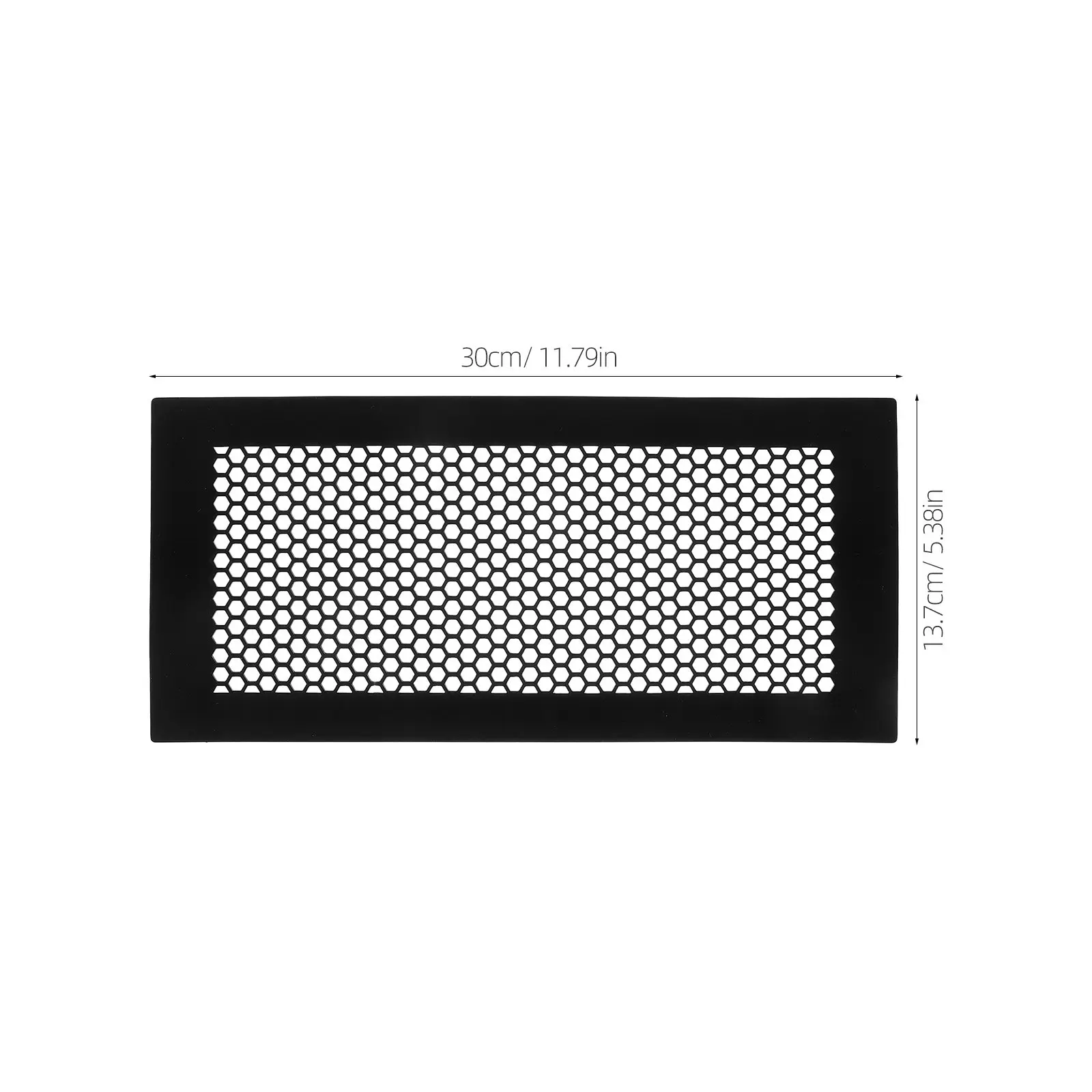 2Pcs Floor Vent Cover Silicone Flush Mount Honeycomb Mesh Air Vent Deflector 4x10 Anti Dust Filter Heating Cooling Register view 4