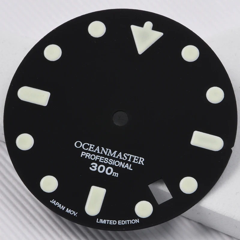 HEIMDALLR Watch Dial 28.5mm 4.2 O'Clock Tuna CAN Dial C3 Super Luminous Watch Accessories for NH35/36 Movements Watch Dial
