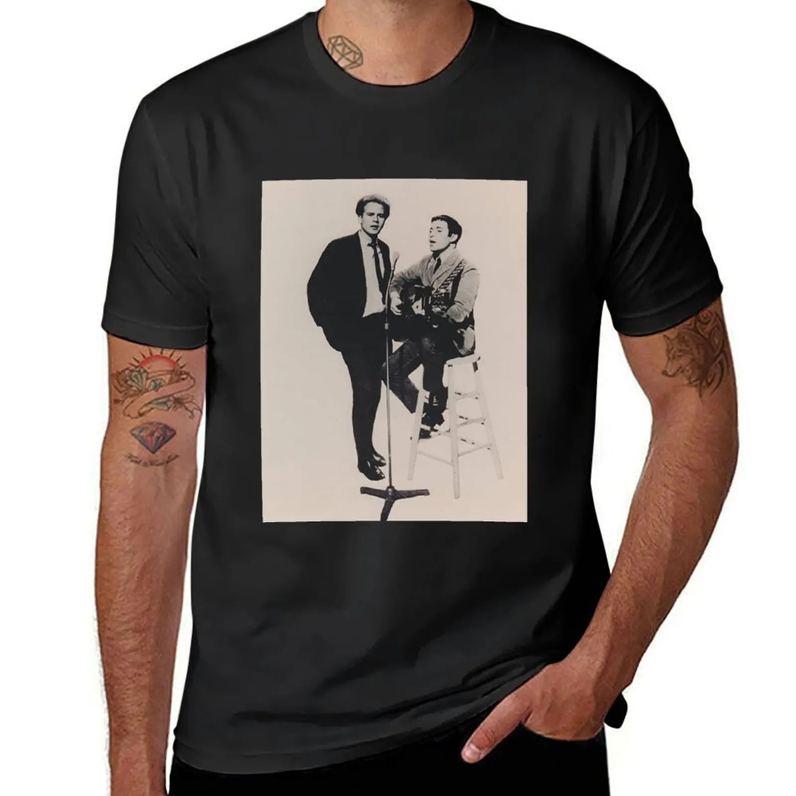 Simon and Garfunkel T-Shirt blanks vintage new edition sublime mens t shirt graphic