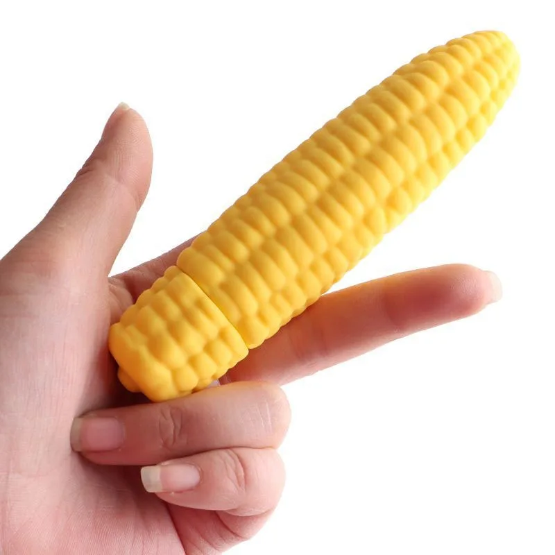 1pcs Portable Simulated Corn Soft Silicone Material Massage Vibrates Relax Body Performance Scene Props Accessories