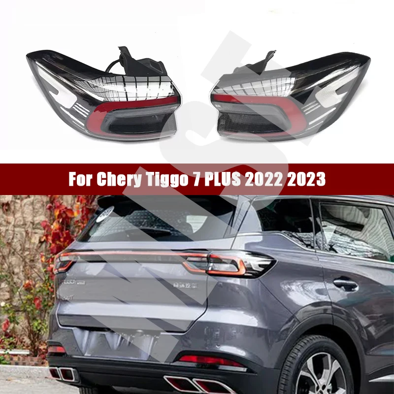 

For Chery Tiggo 7 PLUS 2022 2023 Car Rear Tail Light Assembly Brake Taillight Stop Lights Parking Lamp Auto Accessories