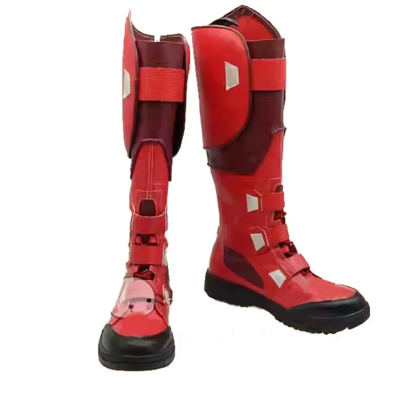 Аниме Капитан 4 Новый мир Сам сапоги Косплей Фильм 2025 Обувь солдата США Хэллоуин Карнавал Вечеринка yi; 4