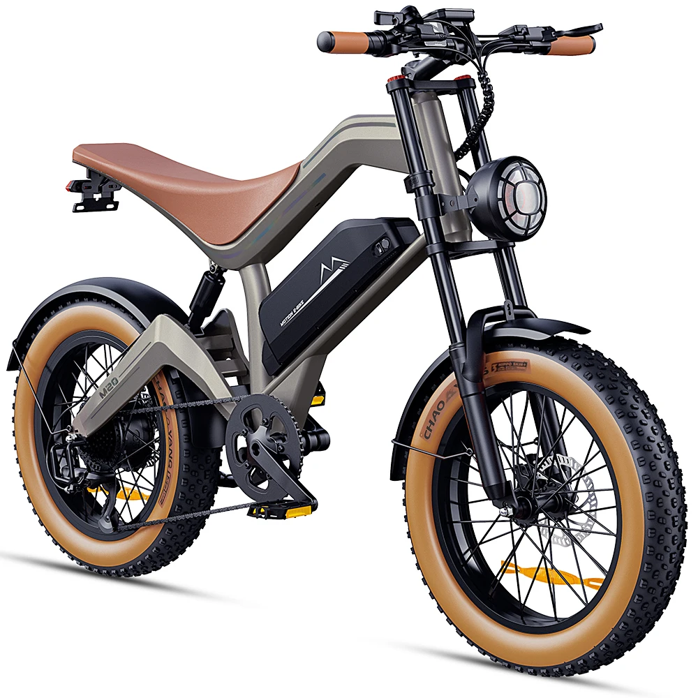 KORNORGE M20 Elektrofahrrad für Erwachsene, 1000 W Leistung, 25 km/h Geschwindigkeit (Höchstgeschwindigkeit 55 km/h), Elektrisches Straßenfahrrad, Kabelbremse, 48V18,2 Ah, Elektrisches Mountainbike,