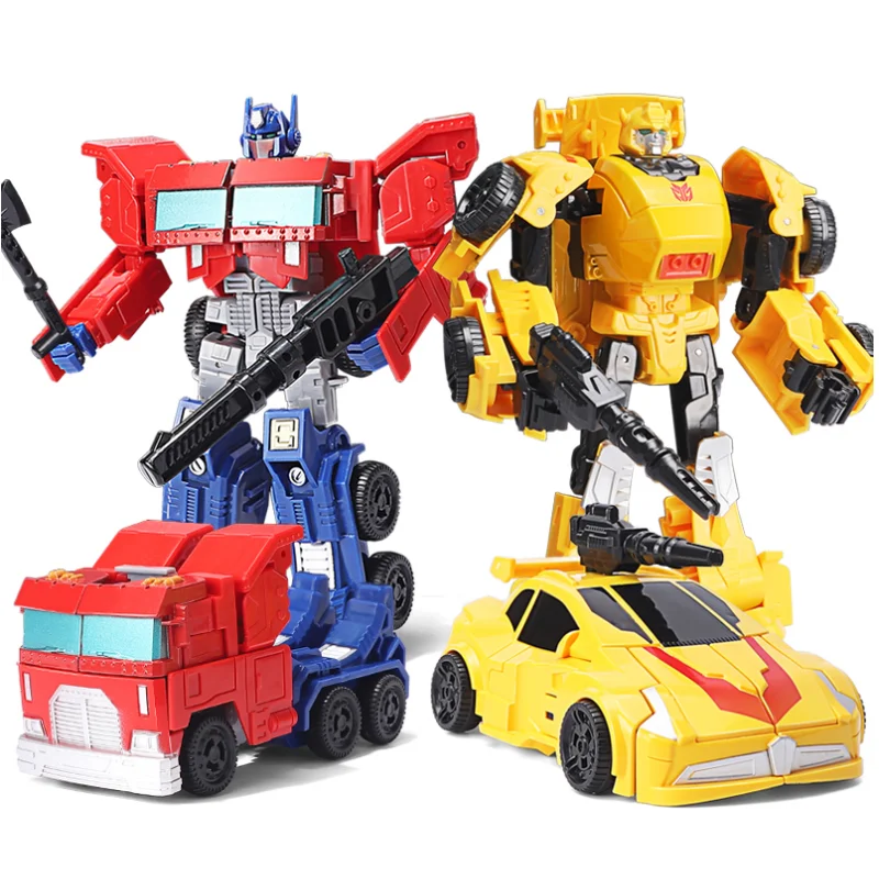 Transformation Toys Robot Car Alloy Plastic Bumble Action Figure Anime Action Figure Movie Series Children Birthday Gift