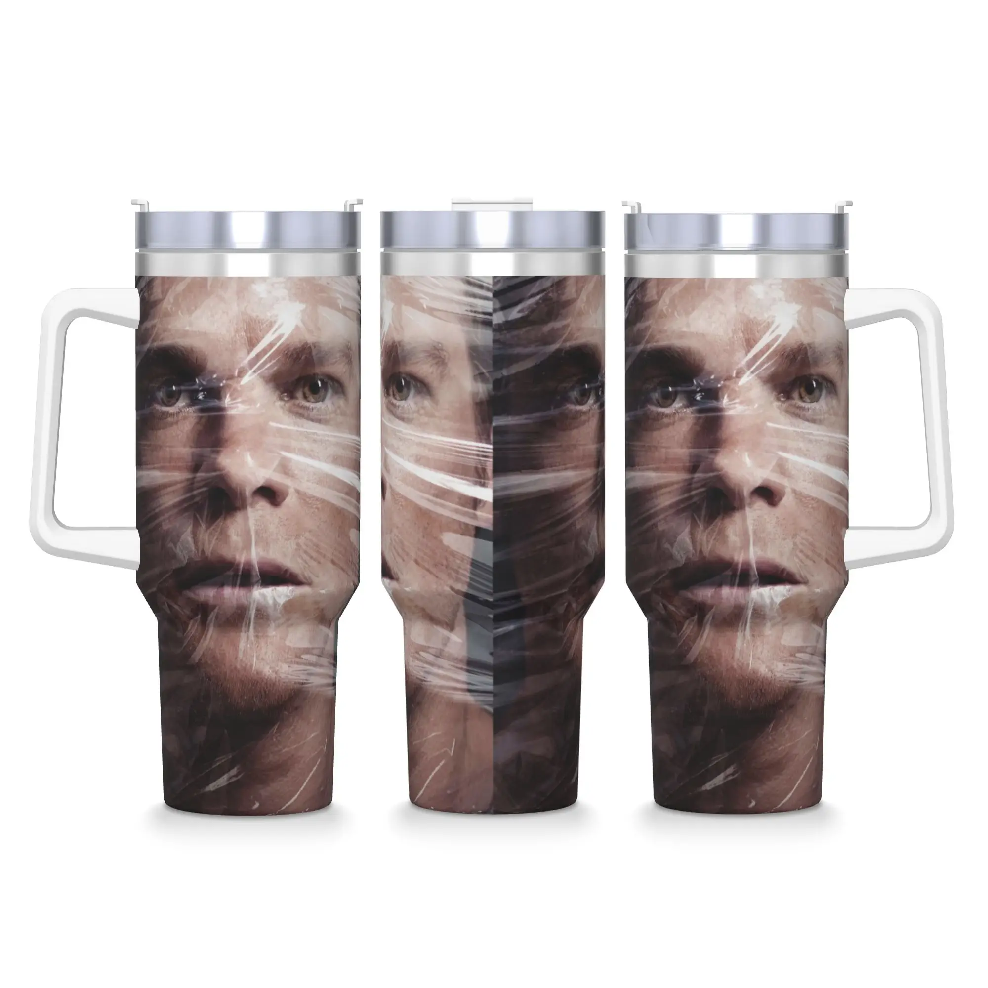 

Stainless Steel Tumbler Dexter Morgan Thermal Cups Heat Preservation Cold and Hot Car Mugs Camping Design Water Bottle
