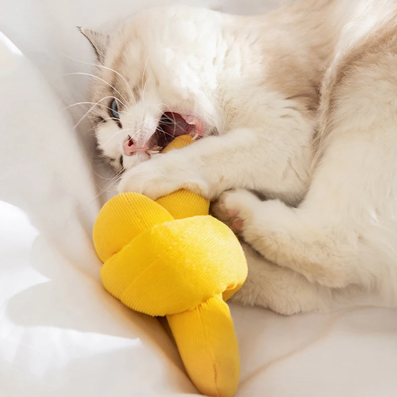 

Catnip Pets Toy Cat Chew Toy Puppy Kitten Teeth Grinding Cat Plush Pillow Rustle Sound Catnip Toy Cat Kicker Toy Cats Supplies