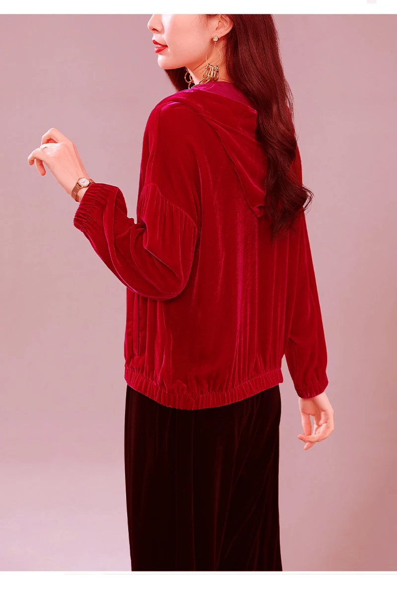 Natural Silk Fleece Women's Hooded Coat Outdoor Leisure, Fashionable, Sports Jacket Comfortable, Breathable, Wicks Sweat