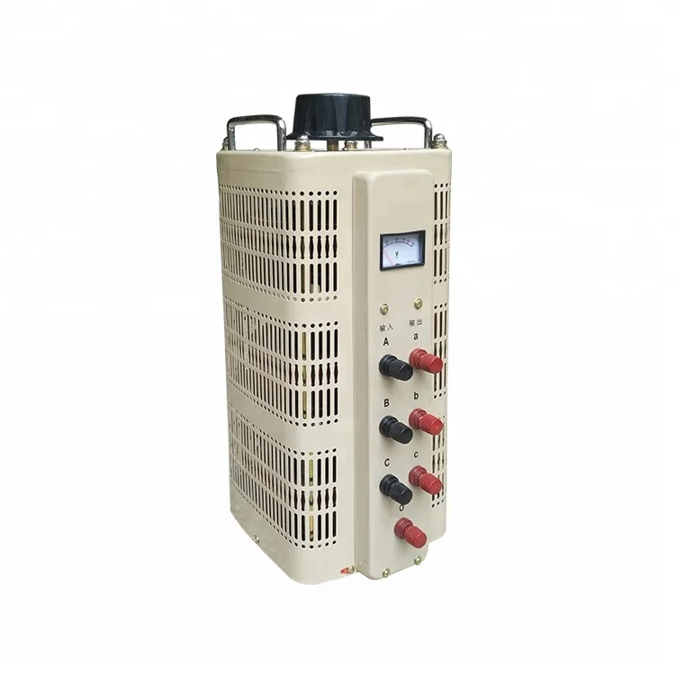 Custom Three Phase TSGC2 20KVA Adjustable Transformer Voltage 27 Amp Variac 380V High Power Contact Variable Variac Transformer