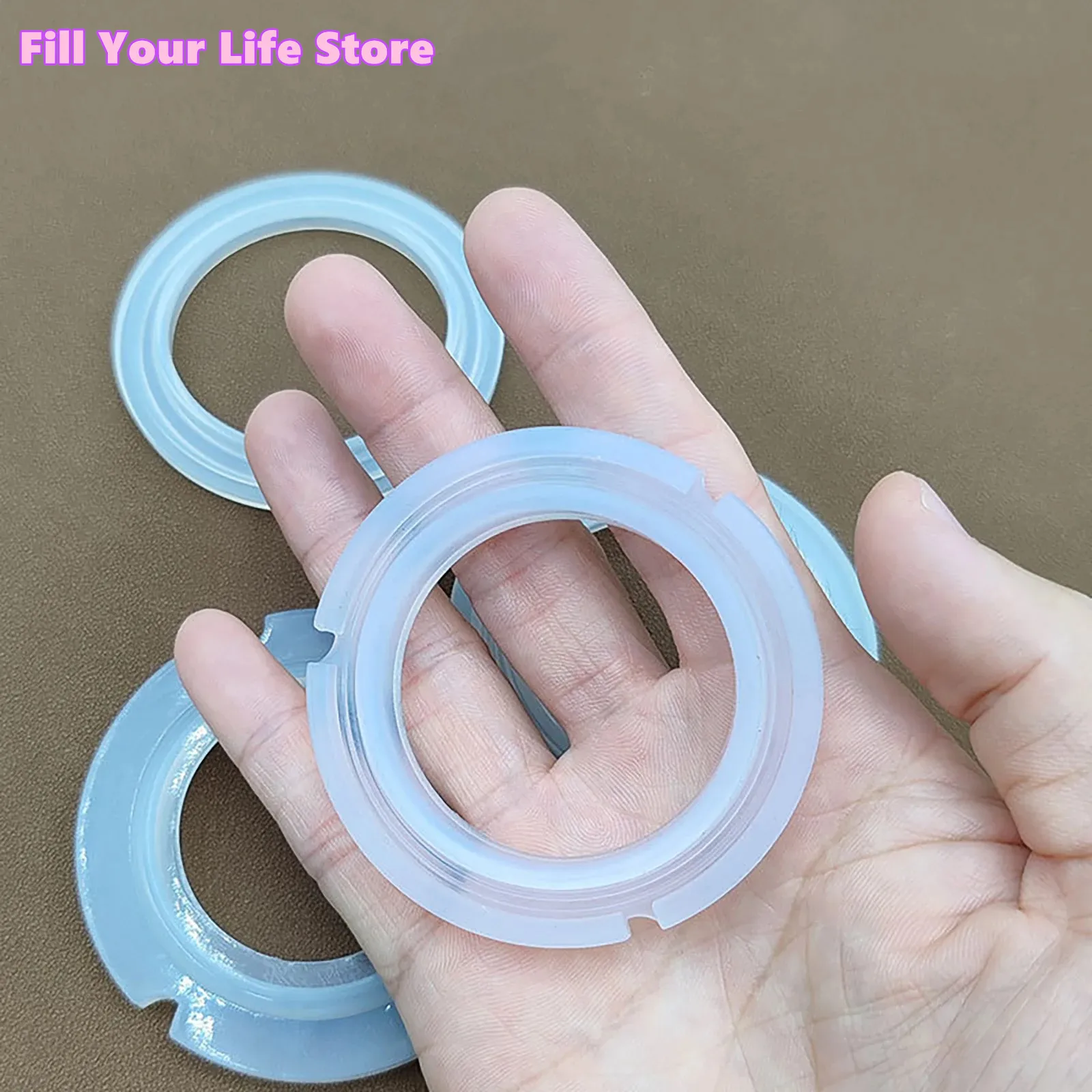 51mm Silicone Steam Ring Seal Gasket for Delonghi Espresso Machine Accessories Shower Head Seal Ring for Delonghi Coffee Maker