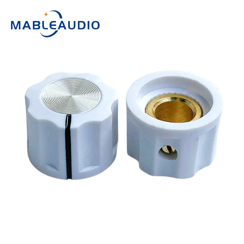 5 Stück 16x12 Gitarren-Leistungs verstärker knopf CD-Effektor Lautstärke regler Blende 6,4mm – Detail 3