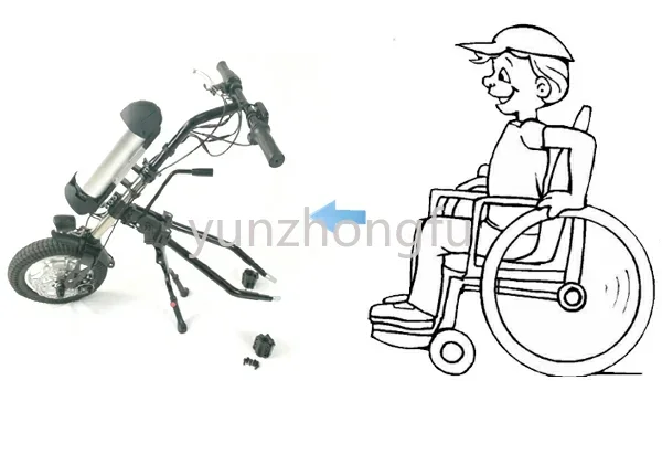 New Factory DIY Electric Wheelchair Modification Kit Electric Wheelchair Refitting Kit 36v 350w 48v 1000w