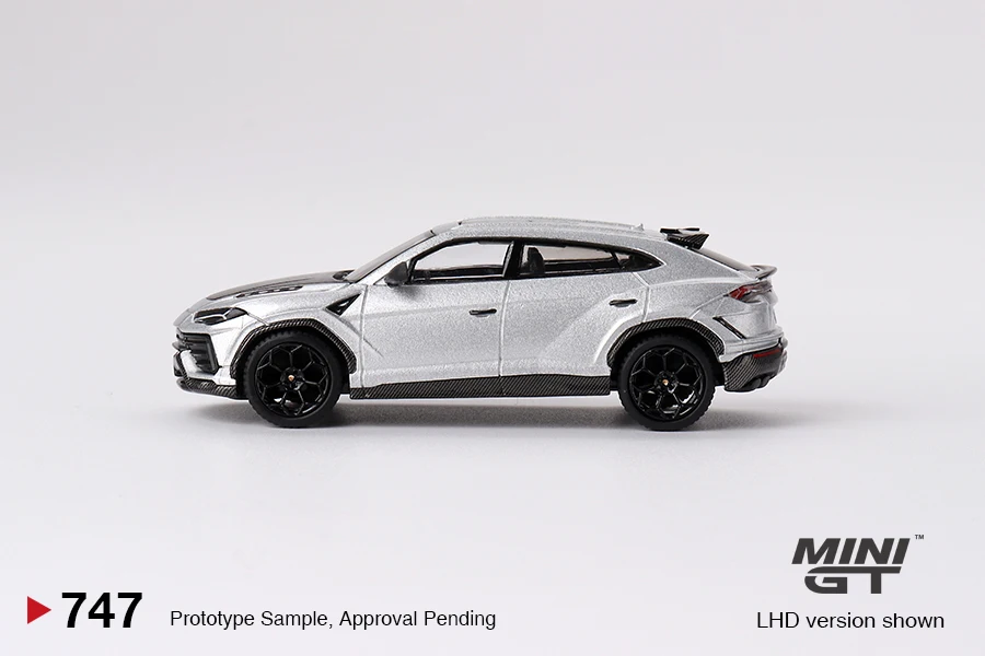 MINIGT 1:64 Lamborghini Urus Performante Grigio Nimbus MGT00747-MJ Auto Legering Speelgoed Motorvoertuig Diecast Metalen Model voor Kinderen