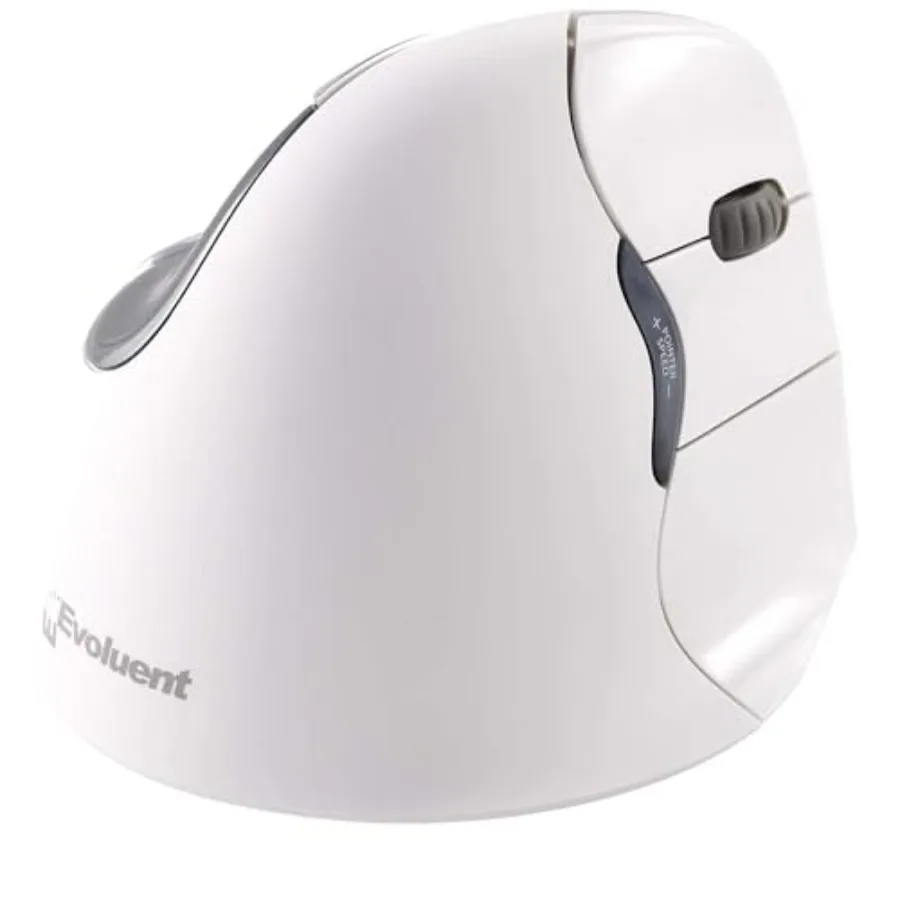 

Эргономичная вертикальная мышь белого цвета, Bluetooth, для Mac, для правой руки, среднего и большого размера, с эргономичным дизайном для комфорта, снижает нагрузку на запястье, 4 скорости, Plus