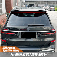 For BMW X7 G07 2019-2024+ Spoiler High-quality ABS Plastic Carbon Look/Gloss Black Hatchback Roof Rear Wing Body Kit Accessories