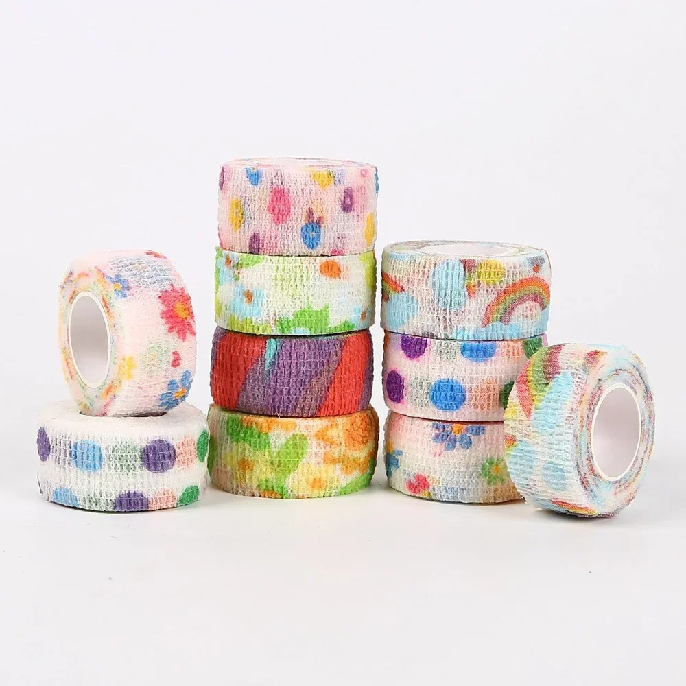 1 Roll Medical Bandage Self-adhesive Breathable Elastic Bandages For Sports Fixing Finger First Aid Kit Medical Accessories