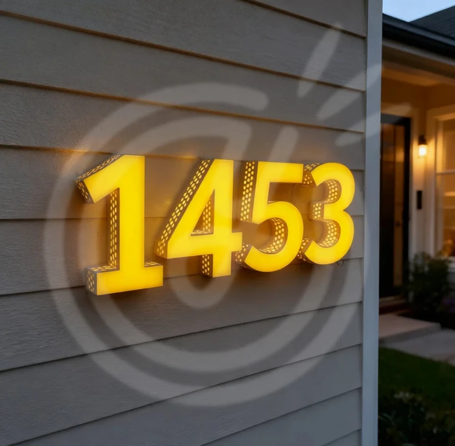 看板事業広告ロゴLED照明付きカスタムサインネオンアクリルライトサインボード文字壁文字装飾ホーム