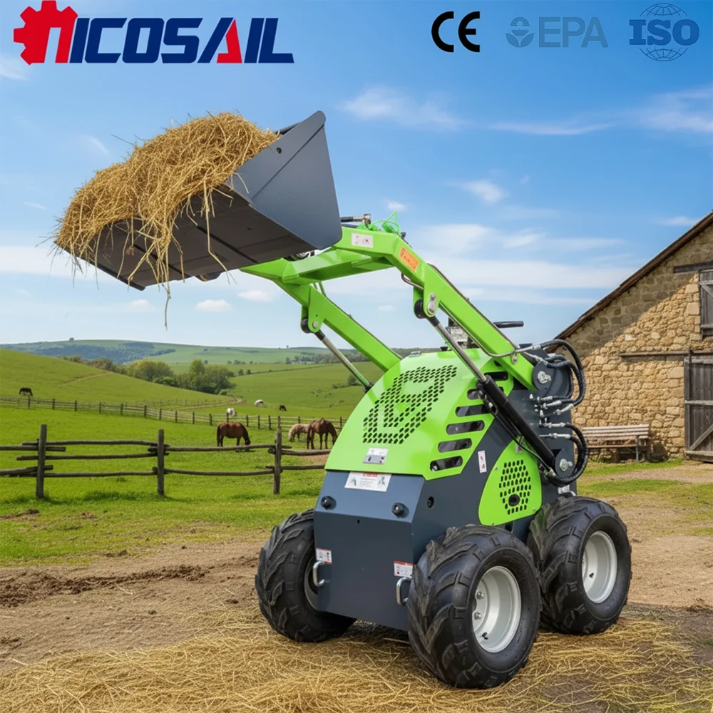 

Small Skid Steer Loader 380E CE Approved Euro 5 Ideal for Construction Landscaping Site