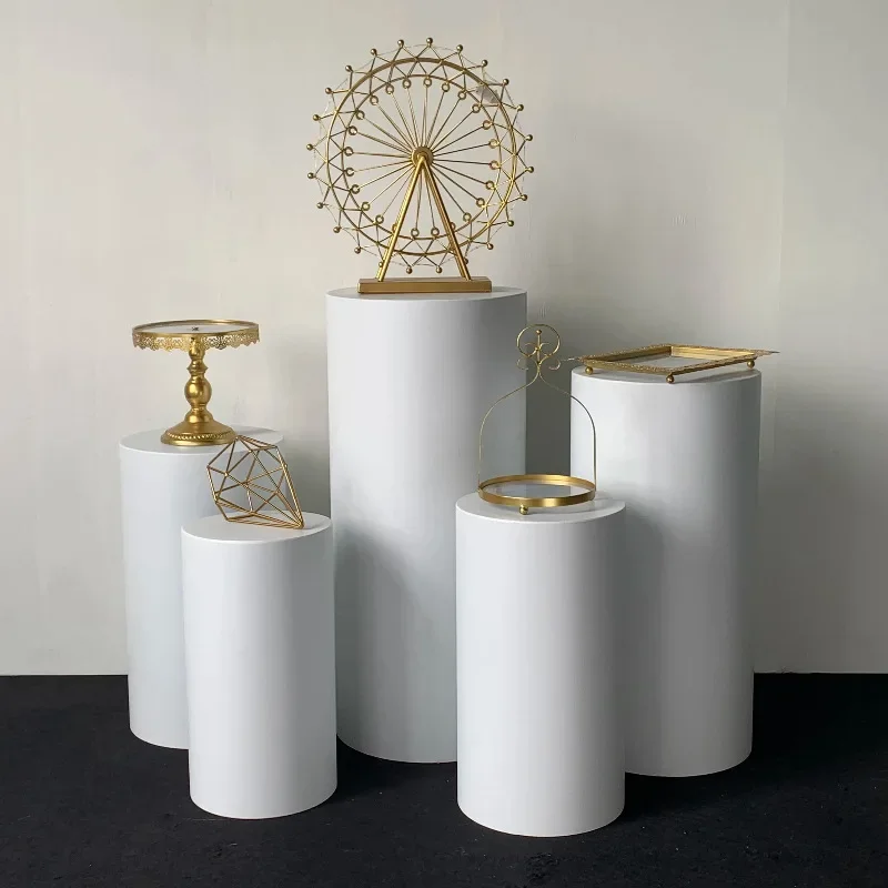 Wedding decoration engagement dessert rack cake cylinder dessert table wrought iron new wedding ornaments round