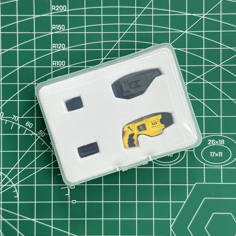 ZY2009E 1/6 Scale X26 Taser Handgun Model Yellow Collectible 12inch Action Figure Sodlier Accessories Toys for Adults