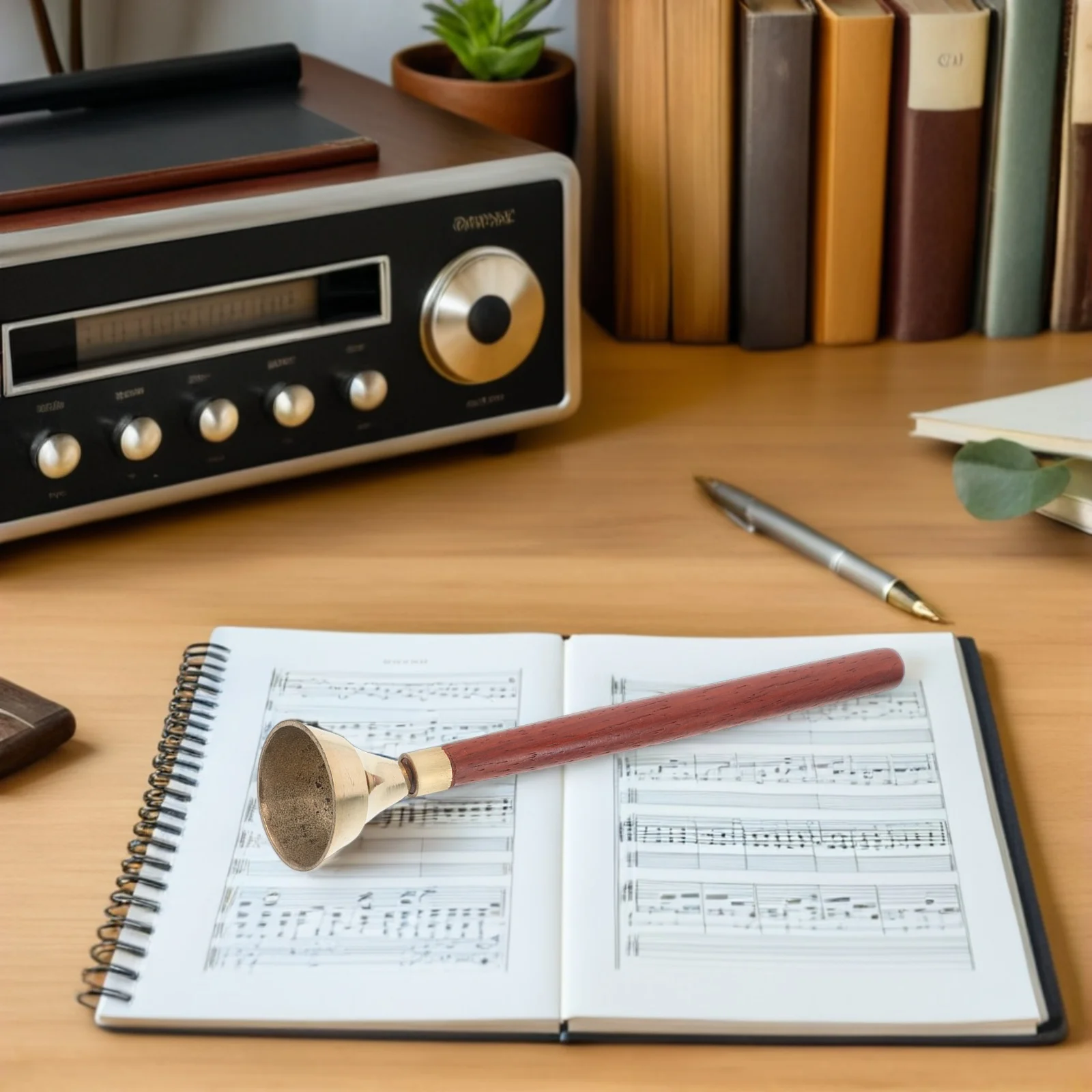 

1 Pair Orff Musical Instruments Set Kids Hand Bells With Handle For Preschool Music Education Percussion Glockenspiel Toddler