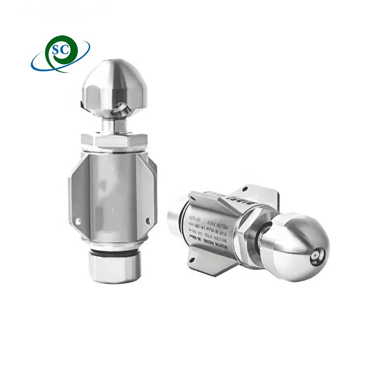 New CS 300-1000mm Diameter High Pressure Sewer Pipe Cleaning PG-1 SS 80L-400L/min Jet Drain Water Rotating Cleaning Nozzle