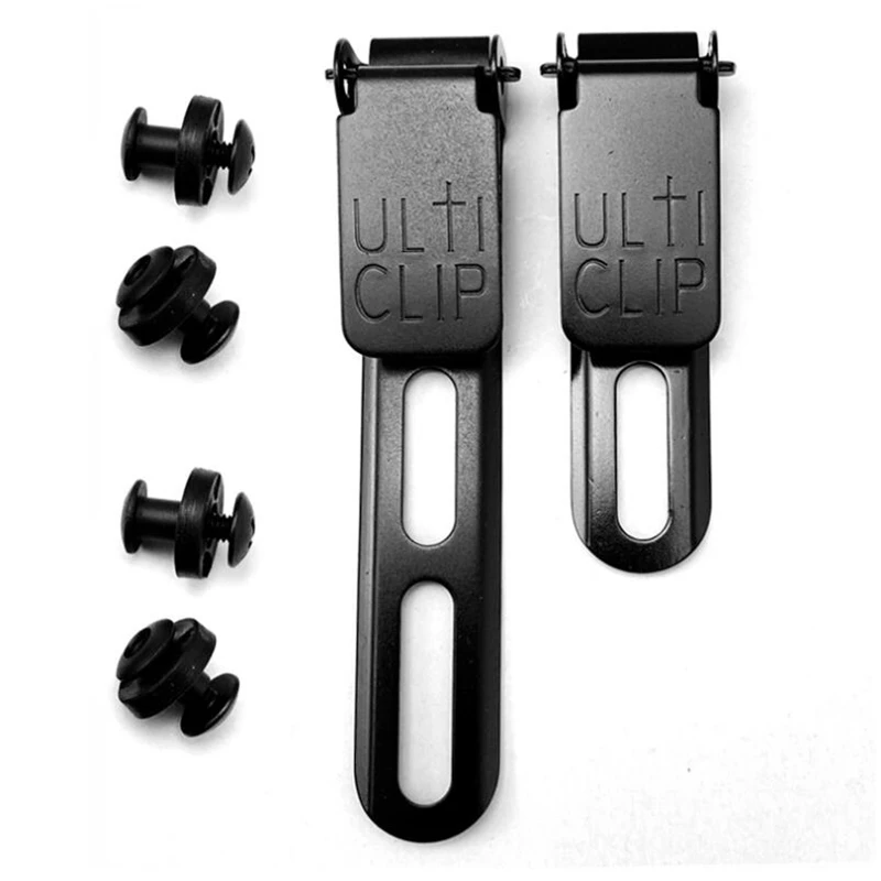 Universal Ulticlip Metal Belt Clips for Holster Kydex Knife Belt Clips 2 Sizes to Choose S or L