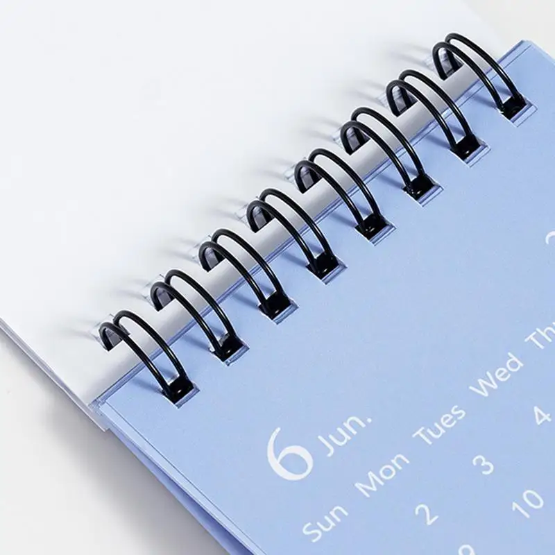 Kalender berdiri 2025 perencanaan penjadwalan harian 360 derajat halaman putaran 2025 kalender membalik untuk kelas portabel kecil