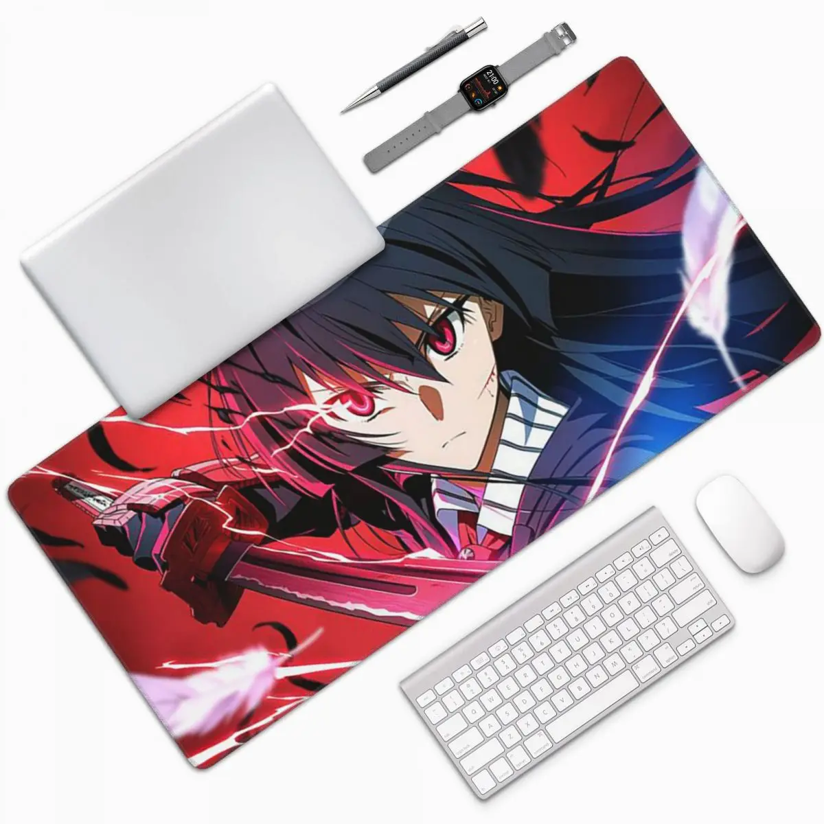 Anime Akame Ga Kill Large Mouse Pad Computer Keyboard Mouse Mat Gaming PC Laptop Desk Mat Office Accessories Table Mats