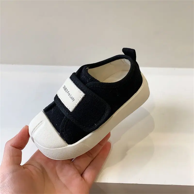 Chaussures en toile décontractées pour enfants, chaussures coréennes pour tout-petits, chaussures pour bébés garçons et filles, printemps et automne