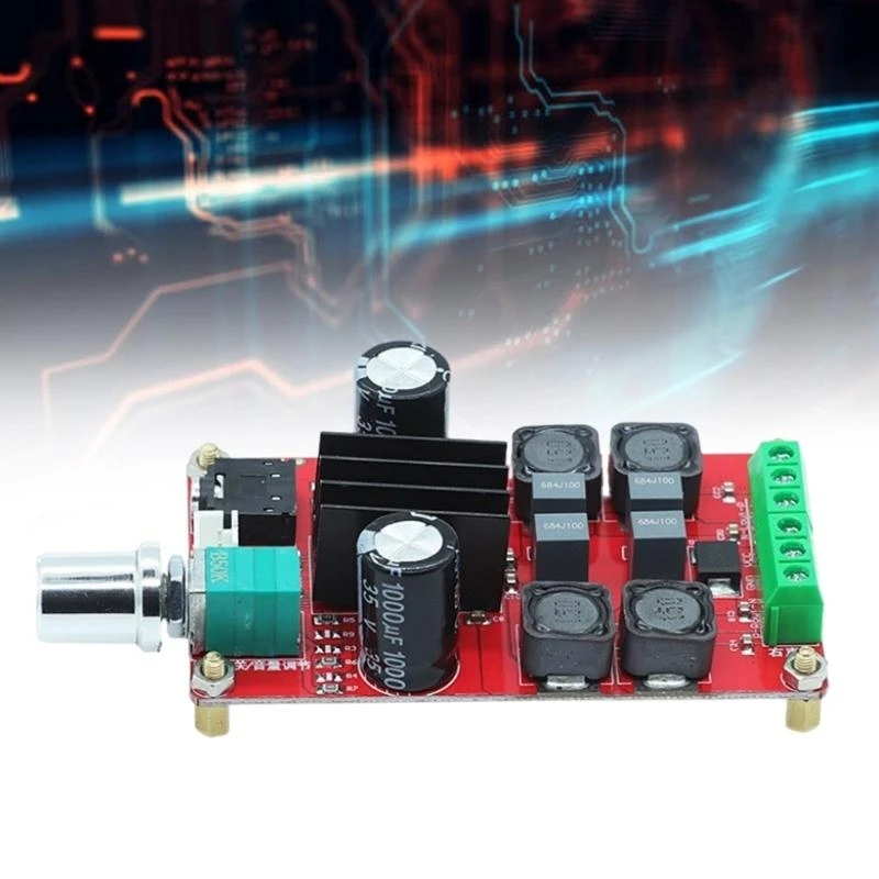M189 2x50W Double Channel 3D Amp Board Efficient TPA3116D2 DC5-24V