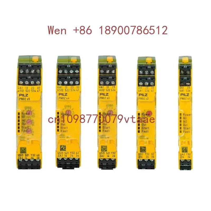 PILZ brand new original full range of safety relays, S series, X series, and PNOZ s11 751111  PNOZ mBo 772100 PNOZ e1p 774130