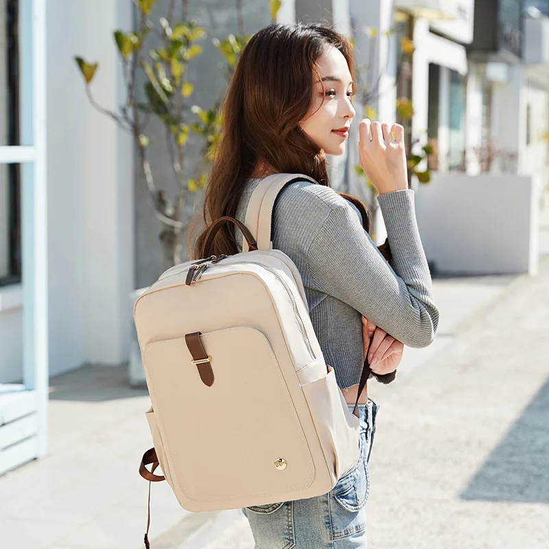 14 15.6inch laptop backpack anti-fall shockproof portable suitable women backpack simple fashion travel backpack