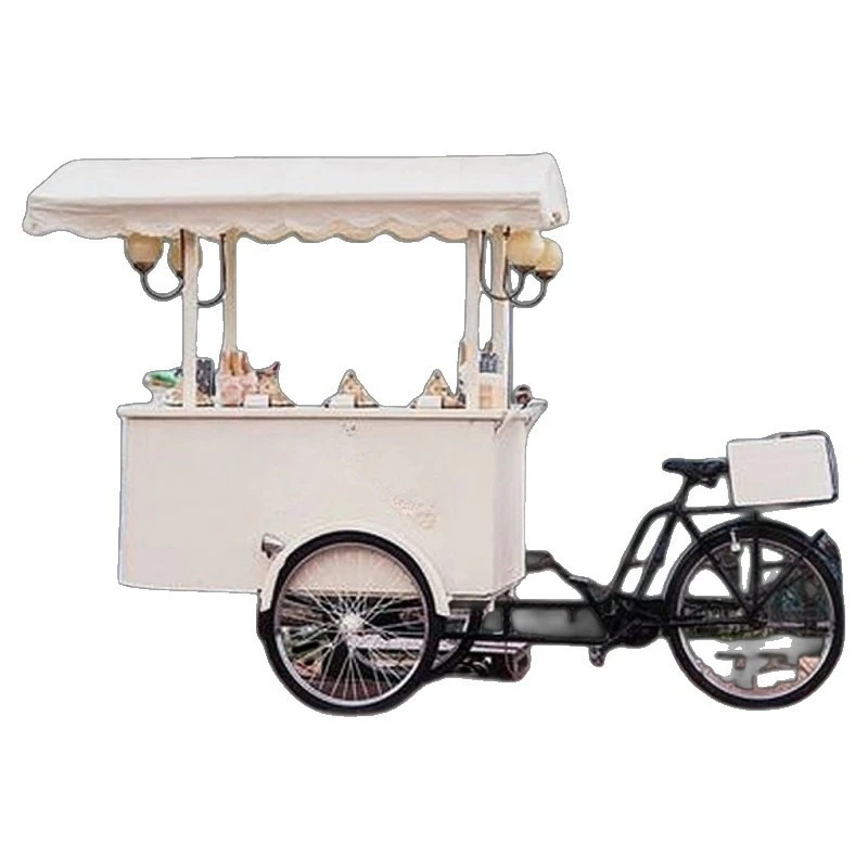 Food truck Commercial street Mobile milk tea Dessert ice cream stall truck Outdoor Internet celebrity trolley