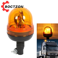 12V 24V Vehicle Warning Emergency Halogen Strobe Light Flashing Beacon Rotating Signal Alarm Lamp Car Truck Tractor Waterproof