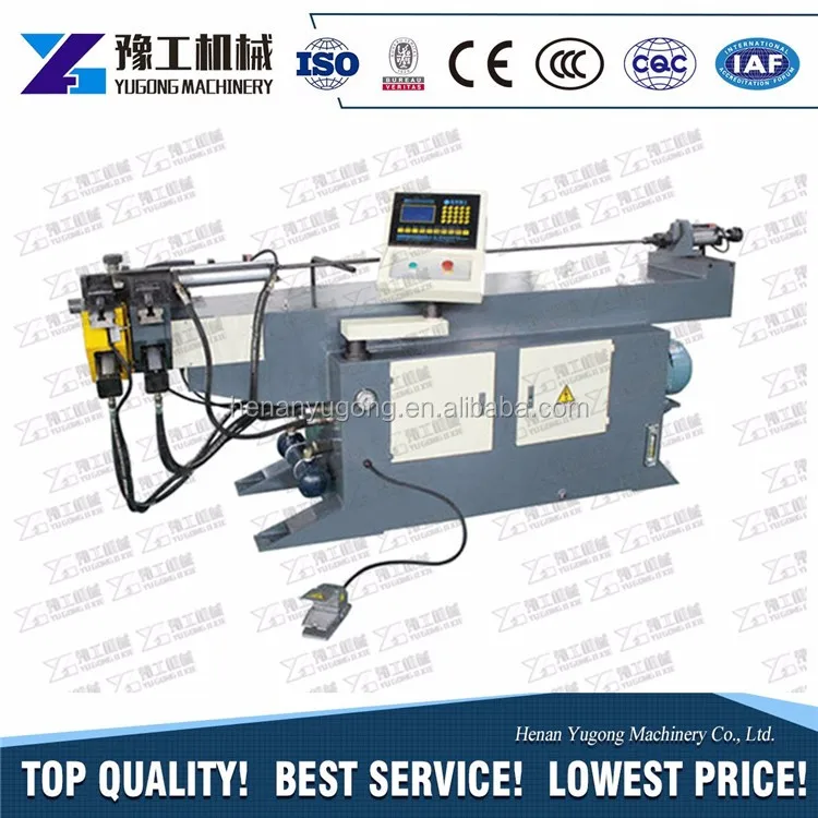 YG Hot Sale 90 Degrees Double Head Steel Pipe Bending Machine for Commercial Usage