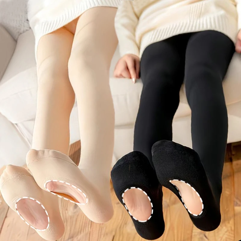 Upgrade Lazy Free Design Pantyhose Non-slip High Waist and Abdominal Shaping Slimming Tights Water Gloss Fabric Stovepipe Socks