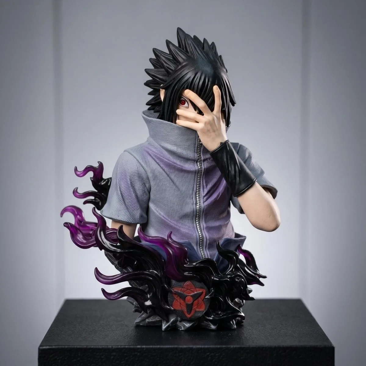 14cm Anime Naruto Figur Naruto Uchiha Sasuke Büste Figurine Statue Modell PVC Desktop Sammlerstück Actionfigur Spielzeug Geschenke